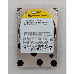 Жесткий диск WD6001BKHG, WD, SAS, 600 Гб, 2.5