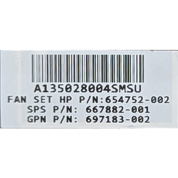 Вентилятор 654752-0002, 667882-001-697183-002, GFM0412SS, HP Proliant DL360P