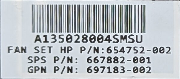 Вентилятор 654752-0002, 667882-001-697183-002, GFM0412SS, HP Proliant DL360P