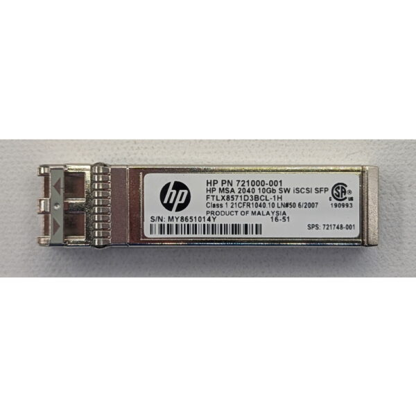 Трансивер FTLX8571D3BCL-1H, 721000-001, HP, 10 Gb