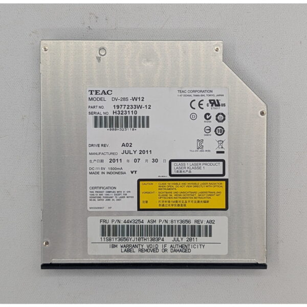 Привод DVD-RW 44W3254, 81Y3656, 1977233W-12, DV-28S, TEAC, IBM System X3650 M3