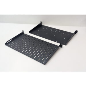Серверная полка угловая 1U x 440 mm x 250 mm, черная