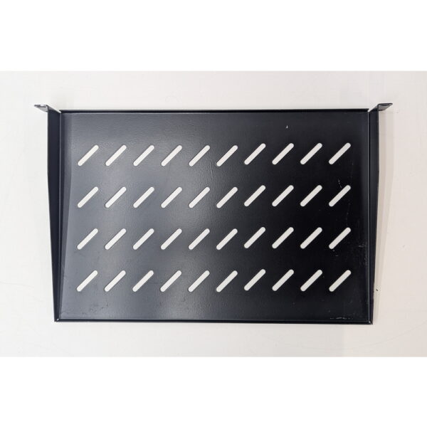 Серверная полка угловая 1U x 445 mm x 300 mm, черная