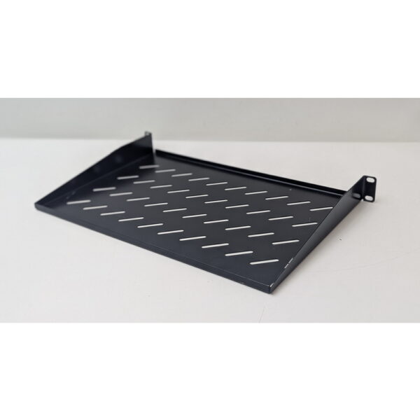 Серверная полка угловая 1U x 445 mm x 300 mm, черная