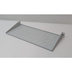 Серверная полка угловая 1U x 445 mm x 200 mm, белая