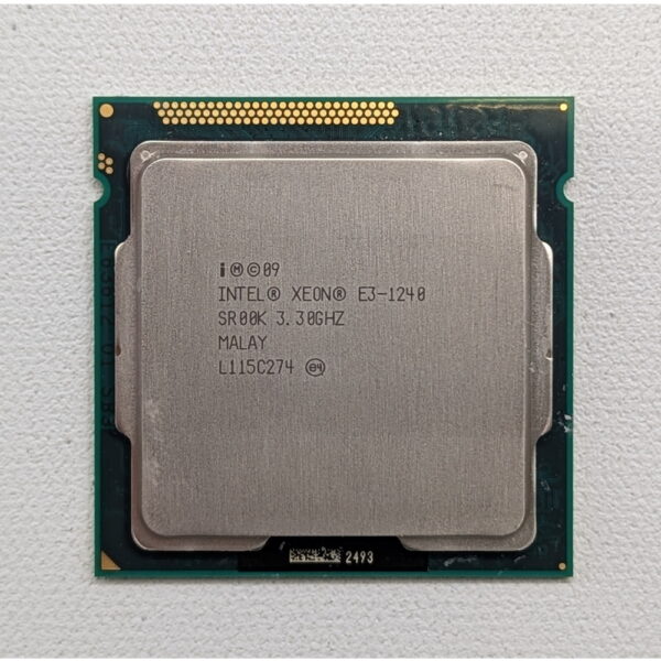 Процессор Intel Xeon E3-1240, 4 cores, 3.3 GHz, SR00K