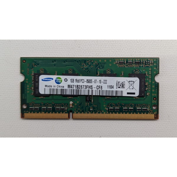 Модуль памяти M471B2873FHS-CF8, Samsung, DDR3, 1Gb, 8500S, SO-DIMM