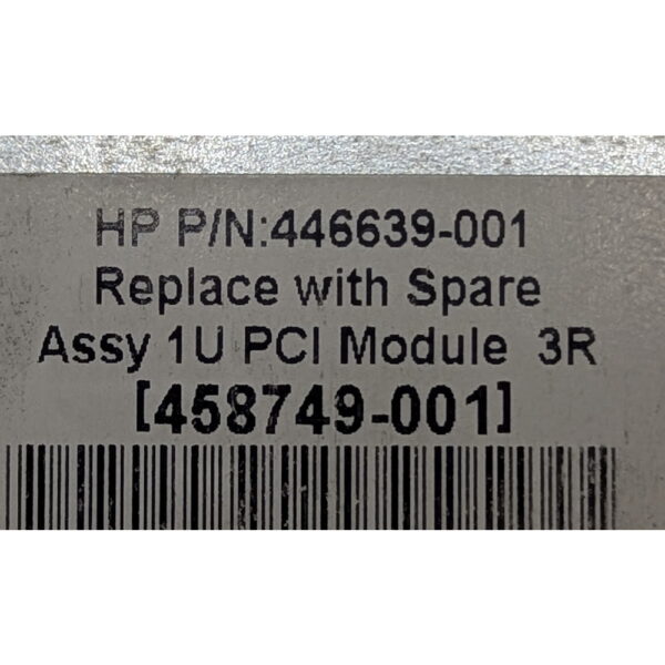 PCIe Riser 458749-001, 446639-001, 445188-001, 445188-00A, 460116-001, HP ProLiant ML310E G8