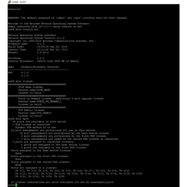 Коммутатор Brocade BR-VDX6730-24-F