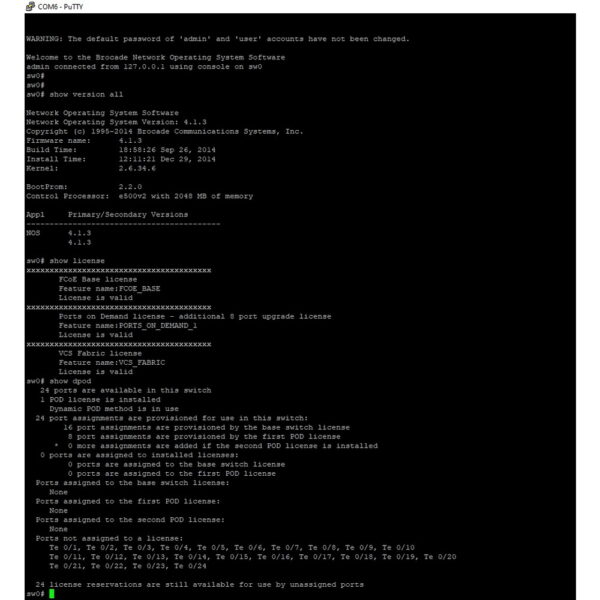 Коммутатор Brocade BR-VDX6730-24-F