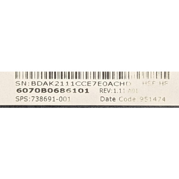 Крышка матрицы 6070B0686101, HP ProBook 650 G1