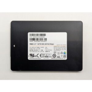 SSD диск MZ7LH1T9HMLT-00005, PM883, MZ-7LH1T90, Samsung, 1.92 Тб, SATA, 2.5