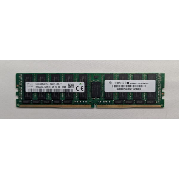 Модуль памяти hmaa8gl7amr4n-vk, mem-dr464le-lr26, SK Hynix, Supermicro, DDR4, 64Gb, 21300V-L