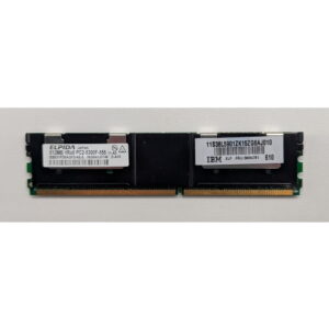 Модуль памяти EBE51FD8AGFD-6E-E, 39M5781, 38L5901, Elpida, DDR2, 512MB, 5300F, ECC