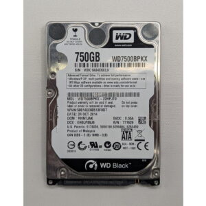 Жесткий диск WD7500BPKX, WD, 750 Гб, SATA, 2.5