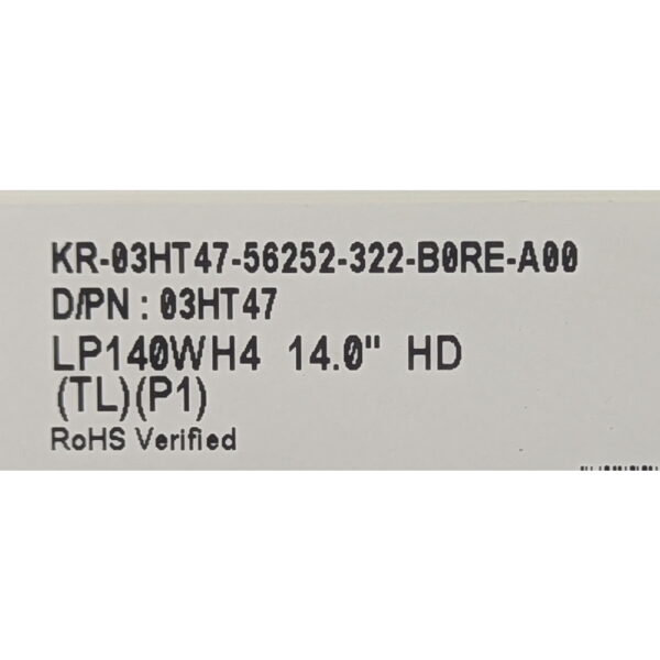 Матрица 0DR347, LP133WH1 (TL)(B1), LG, Dell Latitude E4310, 13.3, WXGA HD, 1366 x 768, LED, DIODE, 30 Pins