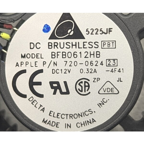 Вентилятор 720-0624, BFB0612HB, Delta, Apple Mac Mini G4