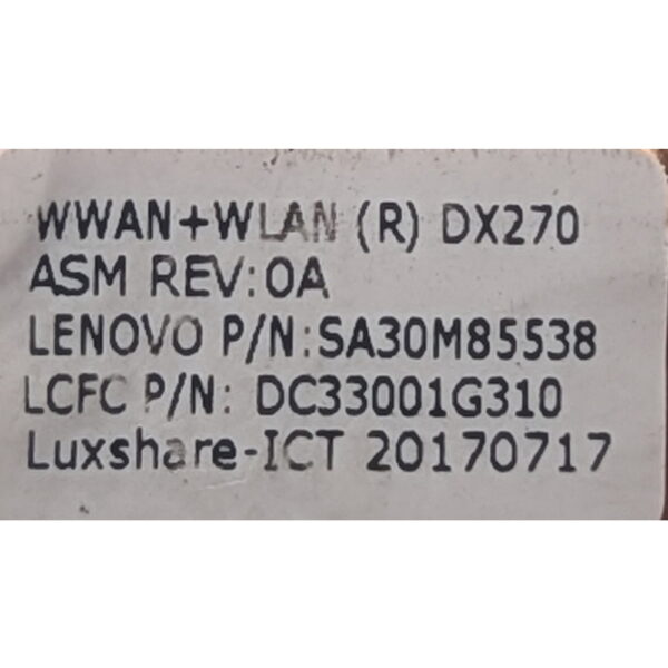 Антенны Wi-Fi DC33001G310, DC33001G300, SA30M85536, SA30M85538, Lenovo ThinkPad X270