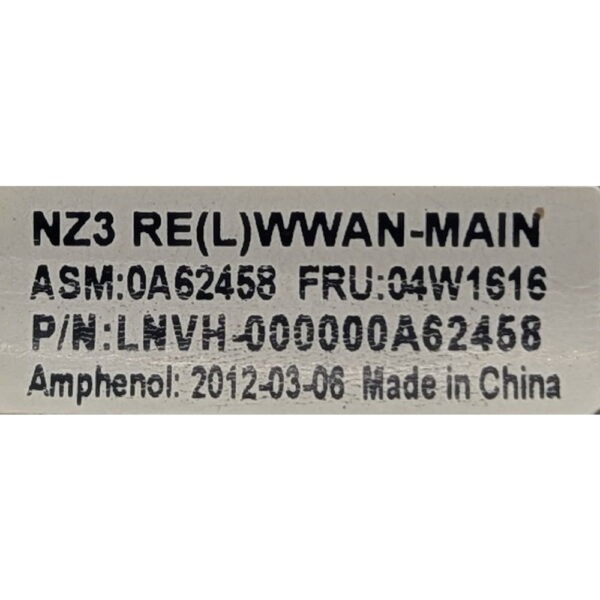 Антенны Wi-Fi 04W1616, 0A62457, Lenovo ThinkPad T420i