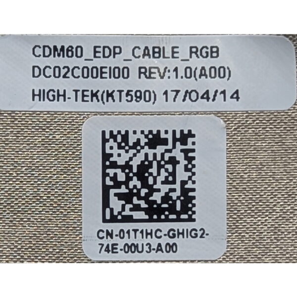 Шлейф матрицы 01T1HC, DC02C00EL00, Dell Latitude E5280