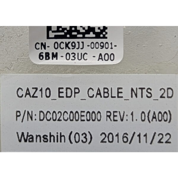 Шлейф матрицы 0CK9JJ, DC02C00E000, Dell Latitude E7280