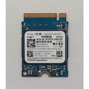 SSD диск 0FWJTG, KBG40ZNS250G, Kioxia, Dell, 256 Гб, M.2, 2230, PCIe, NVMe