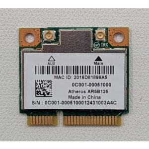 Wi-Fi модуль AR5B125, 0C001-00051000, Atheros, Asus K55DE, 802.11b/g/n, Mini PCI Express