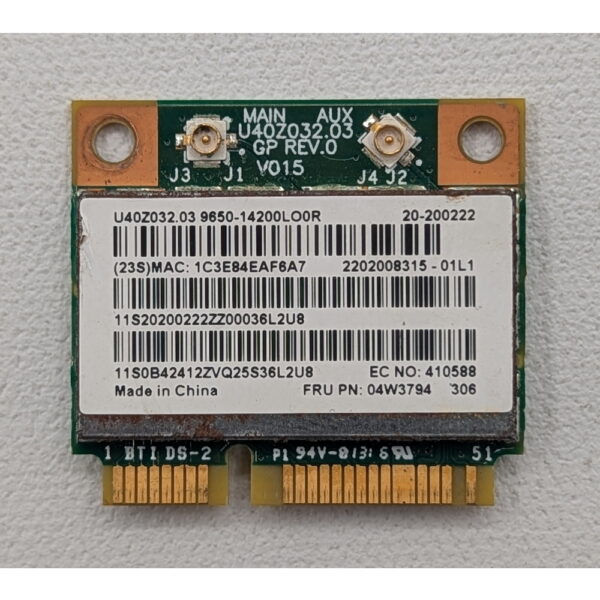 Wi-Fi модуль 04W3794, BCM943142HM, Intel, Lenovo Thinkpad E431, E530, E531