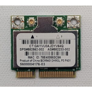 Wi-Fi модуль 582562-002, 582233-002, BCM94312HMG, Broadcom, HP ProBook 4520