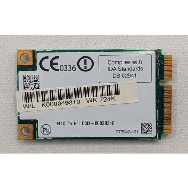 Wi-Fi модуль PA3538U-1MPC, G86C0002PC10, 4965AGN, Тоshiba Satellite A200