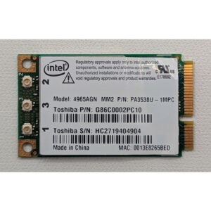 Wi-Fi модуль PA3538U-1MPC, G86C0002PC10, 4965AGN, Тоshiba Satellite A200