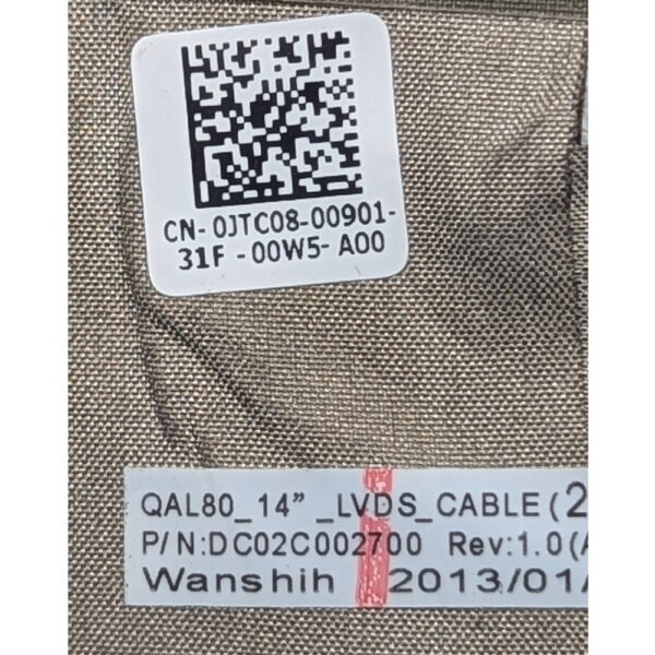 Шлейф матрицы 0JTC08, DC02C002700, Dell Latitude E6430