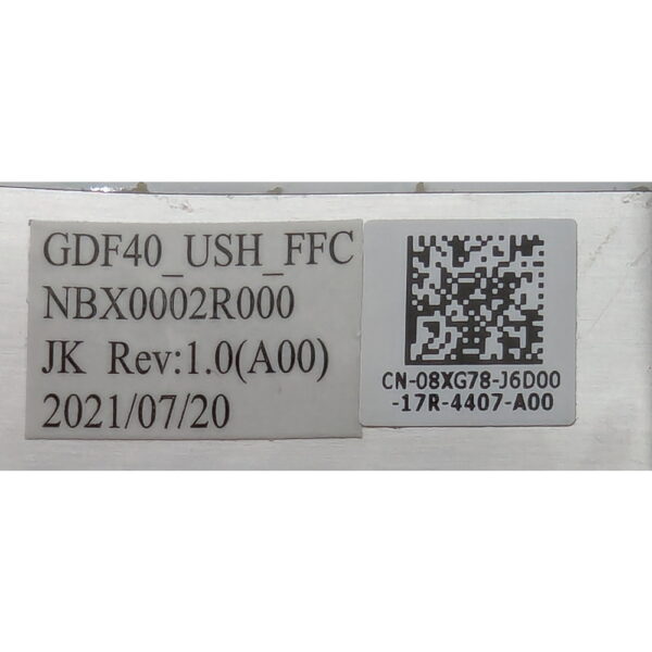 Шлейф 08XG78, NBX0002R000, Dell Latitude 5420, 5430
