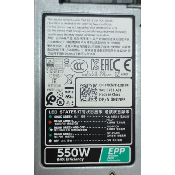 Сервер 0HJ4NN, Dell PowerEdge R440: платформа - 1 шт., радиатор - 1 шт., вентилятор - 5 шт., Raid Dell PERC H330 - 1 шт., блок питания 550w - 2 шт., БЕЗ процессоров, модулей памяти, и дисков!