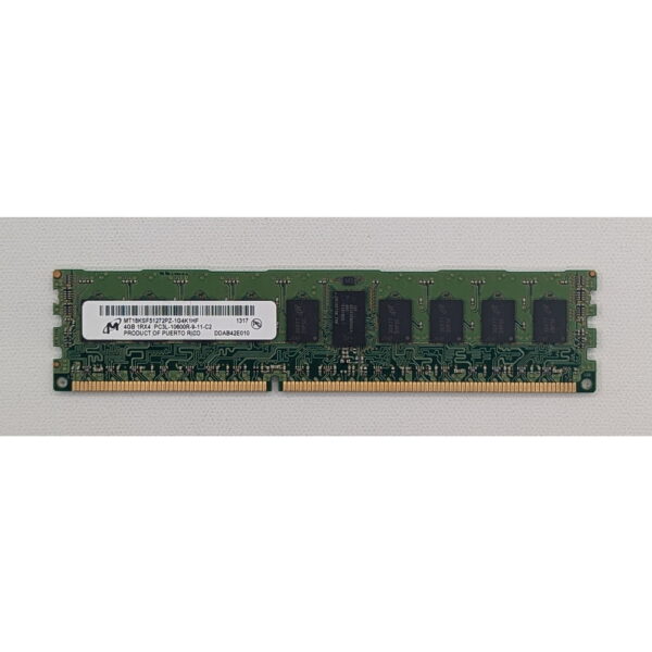 Модуль памяти MT18KSF51272PZ-1G4, 647647-071, 664688-001, Micron, HP, DDR3, 4Gb, 10600R, REG, ECC