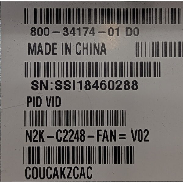 Модуль вентиляторов 800-34174-01, Cisco N2K-C2248-FAN