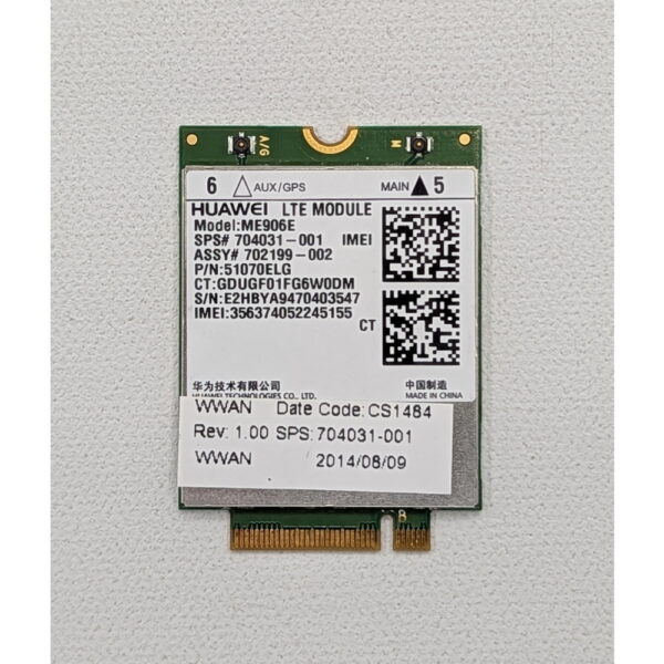4G модуль (модем) 702199-002, 704031-001, ME906E, Huawei, HP ProBook 430, 445, 820, 830, 840, 850, 860 G1