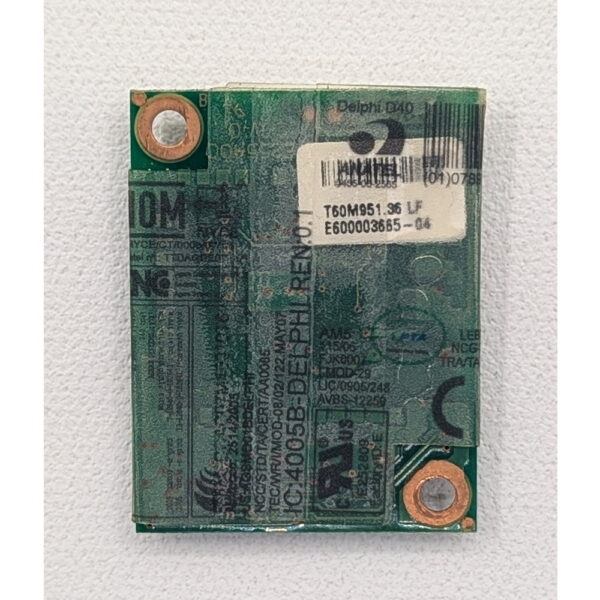 Модем 4005B-DELPHI, T60M951.36 LF, Agere, HP Compac 6720s, Acer Aspire 5535, 7736z, 7540G,7736, 5315, HP Probook 4525S, Samsung R720