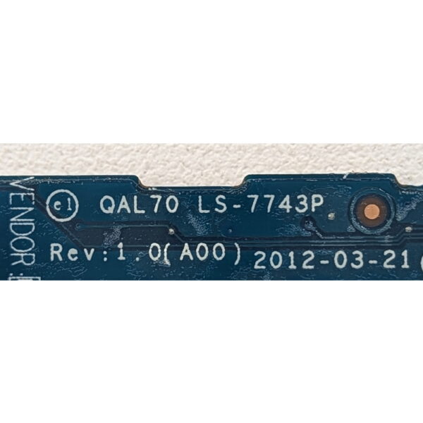 Дополнительная плата LS-7743P, 038T7V, Dell Latitude E6330