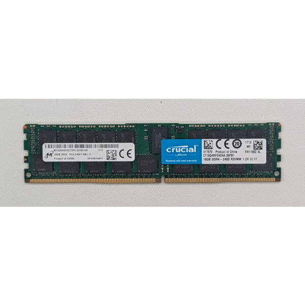 Модуль памяти MTA36ASF2G72PZ-2G3, Micron, DDR4, 16Gb, 19200T-R, RDIMM, ECC