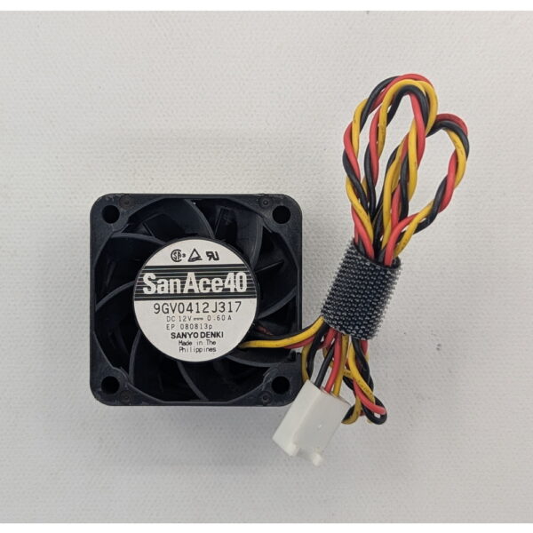 Вентилятор 9GV0412J317, SanAce, 12V, 0.6a, 40x28