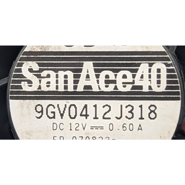 Вентилятор 9GV0412J318, SanAce, 12V, 0.6a, 40x28