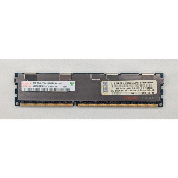 Модуль памяти HMT31GR7BFR4C-H9, 49Y1446, 49Y1436, 47J0157, SK Hynix, IBM, DDR3, 8Gb, 10600R, REG, ECC