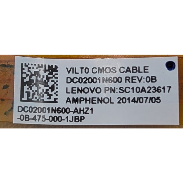 Шлейф SC10A23617, DC02001N600AHZ1, Lenovo ThinkPad T450s, T440s