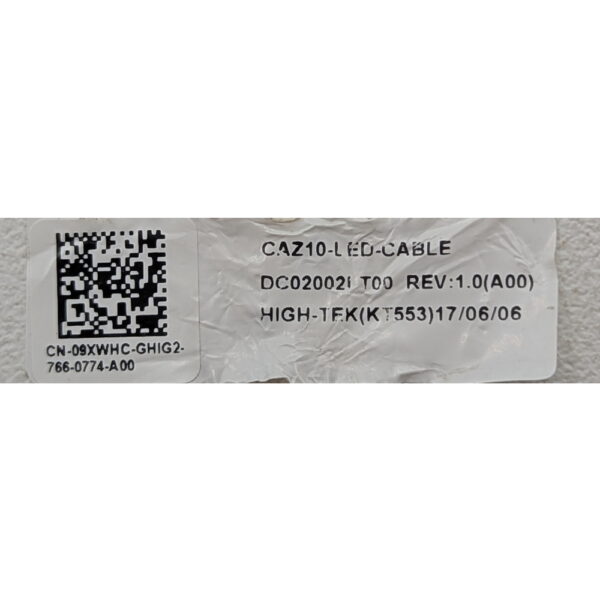 Шлейф 09XWHC, DC02002LT00, Dell Latitude E7280, E7290, E7380, E7390