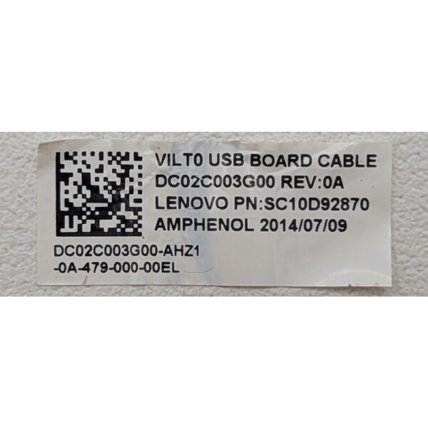 Шлейф DC02C003G00, HP ENVY 6-1031er, 6-1000