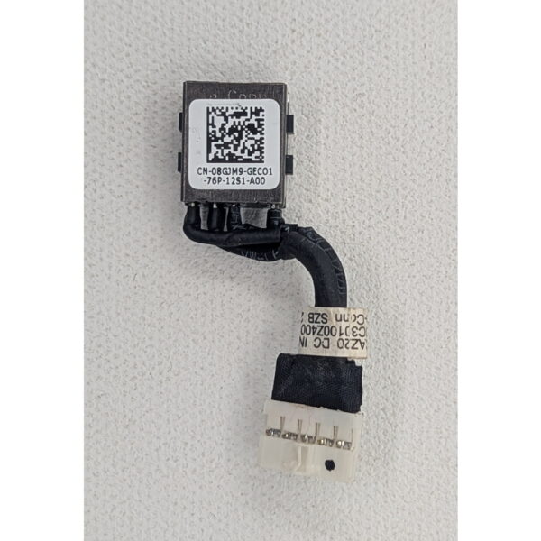 Разъем питания с кабелем 08GJM9, DC30100Z400, Dell Latitude E7480, E7490