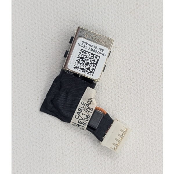 Разъем питания с кабелем 0796WT, DC30100VT00, Dell Latitude E5270