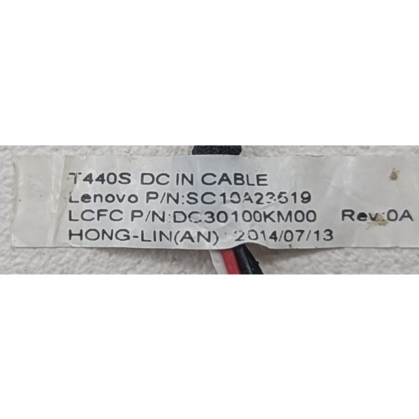 Разъем питания с кабелем SC10A23619, Lenovo ThinkPad T440s