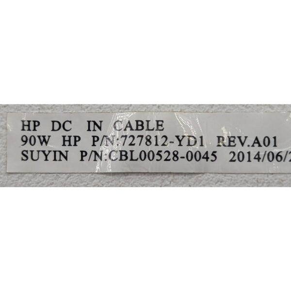 Разъем питания с кабелем 727812-YD1, HP ProBook 640 G1, 640 G1, 645 G1, 645G1